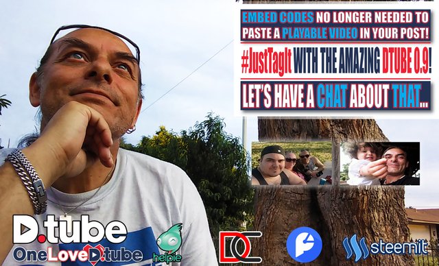 The Embed Code is No Longer Needed to Paste a Playable Video in Your #steemit Post But, There is a Small Issue - Welcome to the New & Amazing #Dtube 0.9 - #JustTagIt.jpg